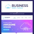 Beautiful Business Concept Brand Name cloud, computing, data, ho Royalty Free Stock Photo