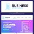 Beautiful Business Concept Brand Name Code, executable, file, ru