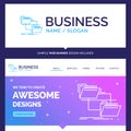 Beautiful Business Concept Brand Name folder, file, management