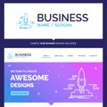 Beautiful Business Concept Brand Name launch, Publish, App, shut