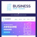 Beautiful Business Concept Brand Name media, music, player, vide Royalty Free Stock Photo