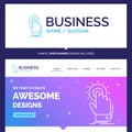 Beautiful Business Concept Brand Name touch, click, hand, on, st Royalty Free Stock Photo