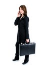 Beautiful Business Woman On Cellphone Royalty Free Stock Photo