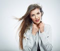 Beautiful business woman portrait. Royalty Free Stock Photo