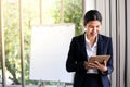 Beautiful Business Woman secretary in office at workplace,Asian Royalty Free Stock Photo