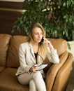 Beautiful business woman. Royalty Free Stock Photo