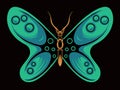 beautiful butterfly vector design for elements, color editable