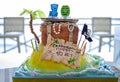 Beautiful cake for pirate birthday 2