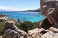 Beautiful Cala Coticcio on the Italian island of Caprera Royalty Free Stock Photo