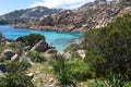 Beautiful Cala Coticcio on the Italian island of Caprera Royalty Free Stock Photo