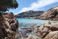 Beautiful Cala Coticcio on the Italian island of Caprera Royalty Free Stock Photo