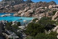 Beautiful Cala Coticcio on the Italian island of Caprera Royalty Free Stock Photo