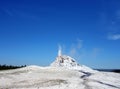 The beautiful caldera at yellowstone national park