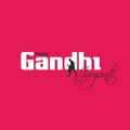 Happy Gandhi Jayanti Banner | Illustration