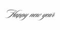 Happy New Year Banner - Typography