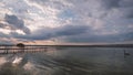 A beautiful calm evening at the seashore