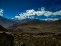 Beautiful calm landscape of Trans-Himalayan region of Nepal