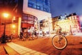 Beautiful calm night view of Amsterdam city Royalty Free Stock Photo