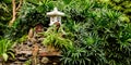 Japanese study garden with small Pagoda