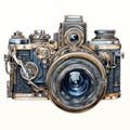 beautiful Camera clipart illustration Royalty Free Stock Photo