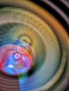 Beautiful camera lens with light reflection Background pattern for design Royalty Free Stock Photo