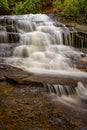 Beautiful Camp Creek Falls in Pisgah Forest