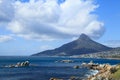 Beautiful Camps Bay Beach and Lion Head Mountain