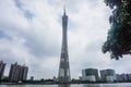 Beautiful Canton Tower in Guangzhou