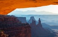 Beautiful Canyonlands view, from Mesa Arch