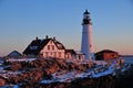 Cape Elizabeth Lighthouse at Sunrise