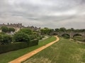 Beautiful Carcassonne and Bridge In France