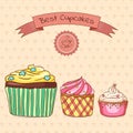 Beautiful card best cupcakes