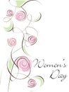 A beautiful card of Women's Day