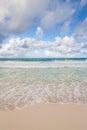 Beautiful Caribbean beach, Cancun, Mexico Royalty Free Stock Photo