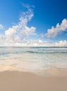 Beautiful Caribbean beach, Cancun, Mexico Royalty Free Stock Photo