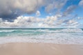 Beautiful Caribbean beach, Cancun, Mexico Royalty Free Stock Photo