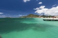 Beautiful Caribbean Beaches from Saint Martin, Sint Maarten Cari Royalty Free Stock Photo
