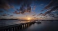 Beautiful Caribbean Beaches from Saint Martin, Sint Maarten Cari Royalty Free Stock Photo