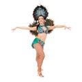 Beautiful carnival dancer