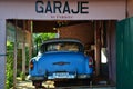 Beautiful cars of Cuba, in Vinales Royalty Free Stock Photo