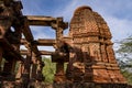 Beautiful carved ancient Jain temples constructed in 6th century AD in Osian, India. Royalty Free Stock Photo