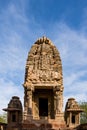 Beautiful carved ancient Jain temples constructed in 6th century AD in Osian, India. Royalty Free Stock Photo