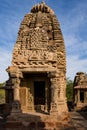 Beautiful carved ancient Jain temples constructed in 6th century AD in Osian, India. Royalty Free Stock Photo