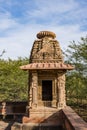 Beautiful carved ancient Jain temples constructed in 6th century AD in Osian, India. Royalty Free Stock Photo