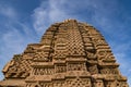 Beautiful carved ancient Jain temples constructed in 6th century AD in Osian, India. Royalty Free Stock Photo