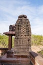 Beautiful carved ancient Jain temples constructed in 6th century AD in Osian, India. Royalty Free Stock Photo