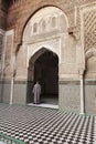 Beautiful carved wall in fez