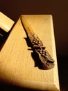 Beautiful carved wooden paper knife