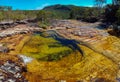 beautiful cascade waterfall in Pirenopolis, Goias, Brazil Royalty Free Stock Photo