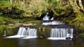 Beautiful cascades, Afon Caerfanell river, Blaen-y-Glyn